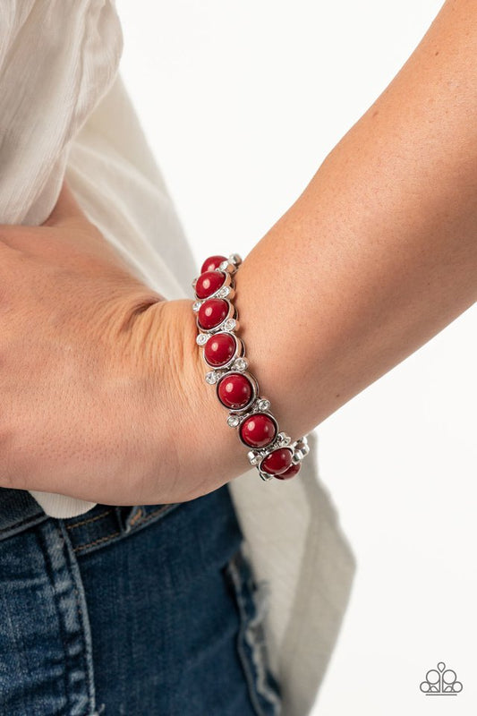 Flamboyantly Fruity - Red - Paparazzi Bracelet Image