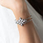 Go With The FLORALS - Silver - Paparazzi Bracelet Image