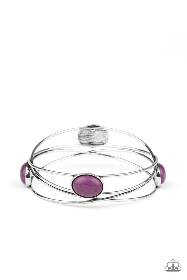 Desert Lagoon - Purple - Paparazzi Bracelet Image