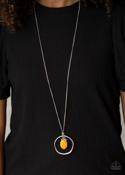 Zion Zen - Yellow - Paparazzi Necklace Image