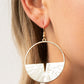 Reimagined Refinement - Gold - Paparazzi Earring Image