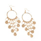 Take a CHIME Out - Gold - Paparazzi Earring Image