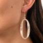 OVAL My Head - Rose Gold - Paparazzi Earring Image