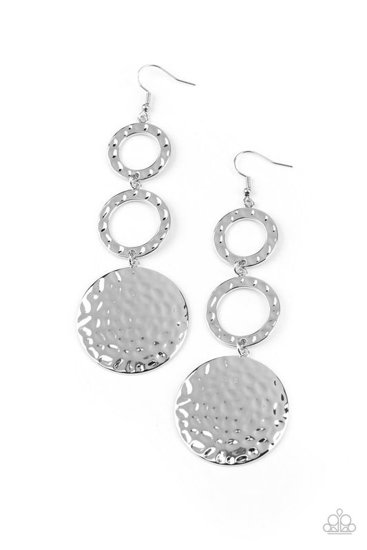 Blooming Baubles - Silver - Paparazzi Earring Image