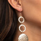 Blooming Baubles - Gold - Paparazzi Earring Image