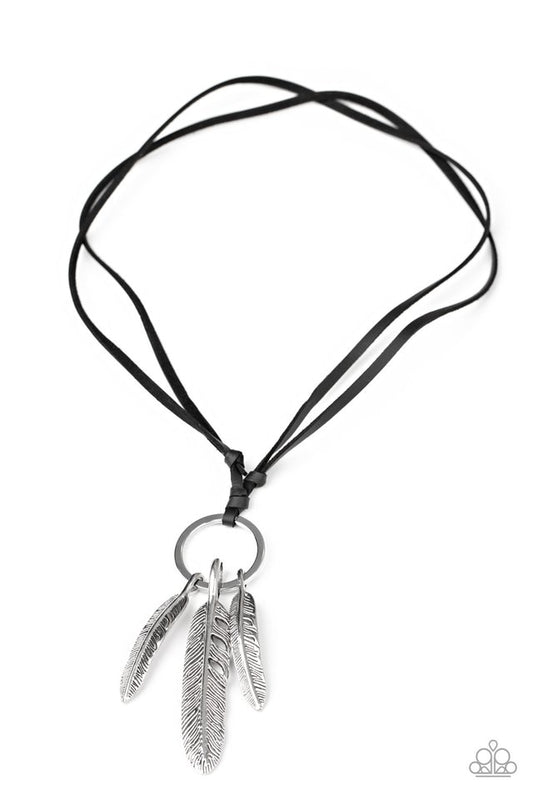 Bird Watcher - Black - Paparazzi Necklace Image