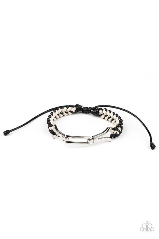 Bungee Bungalow - Black - Paparazzi Bracelet Image