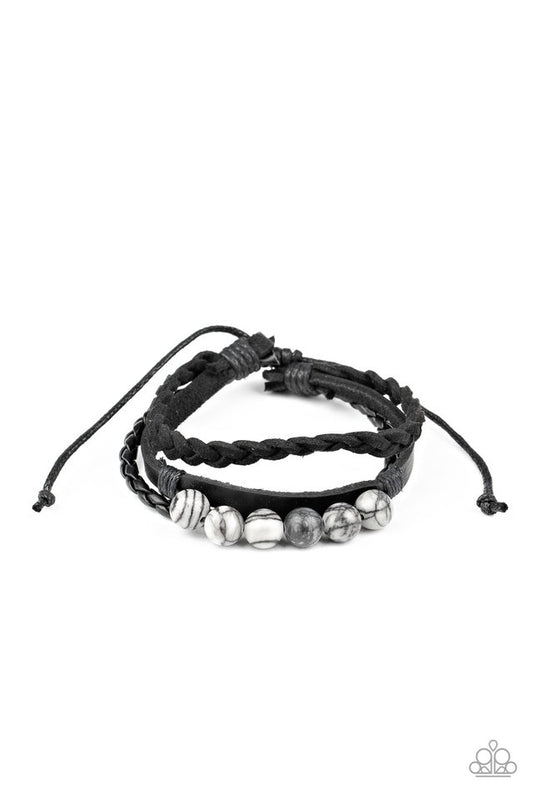 Off-Road Rebel - Black - Paparazzi Bracelet Image