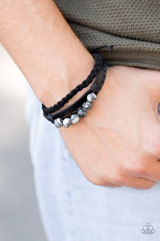 Off-Road Rebel - Black - Paparazzi Bracelet Image