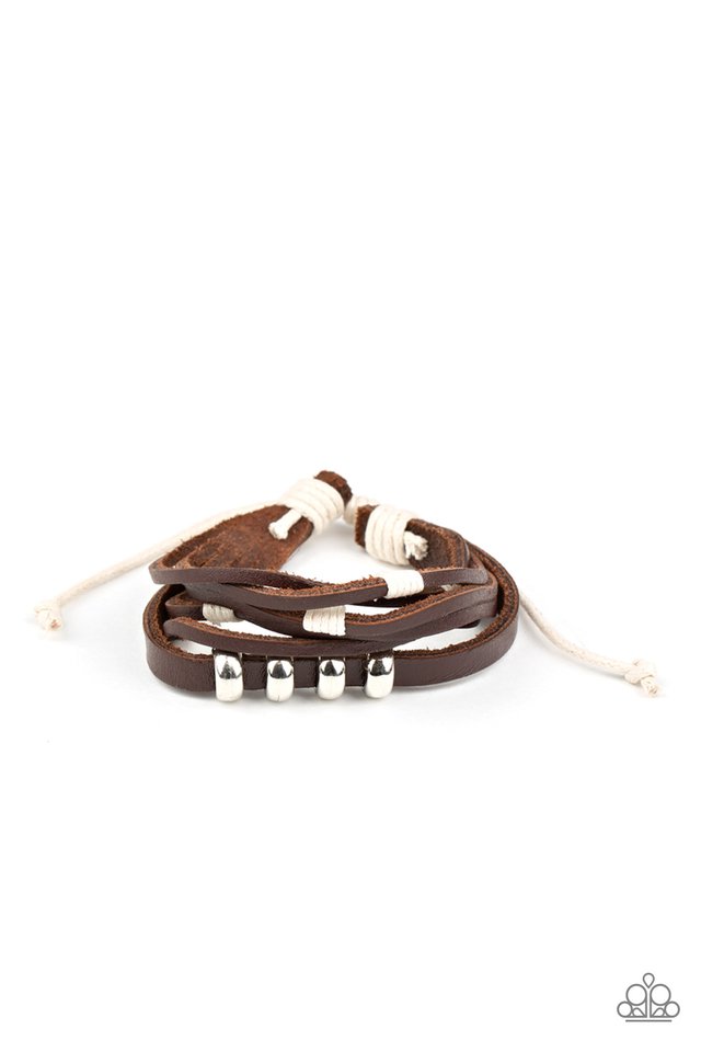 Solo Quest - Brown - Paparazzi Bracelet Image