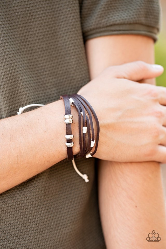 Solo Quest - Brown - Paparazzi Bracelet Image