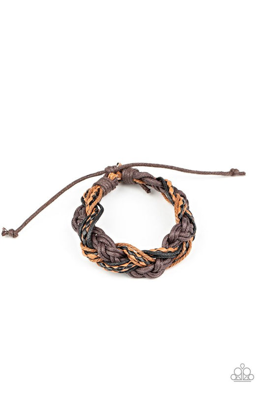 Badlands Wanderer - Brown - Paparazzi Bracelet Image