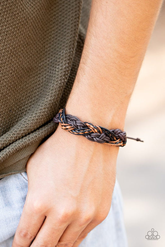 Badlands Wanderer - Brown - Paparazzi Bracelet Image