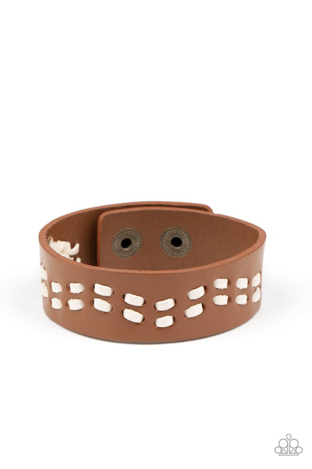 Paparazzi Bracelet ~ Leather Is My Favorite Color - Brown – Paparazzi ...