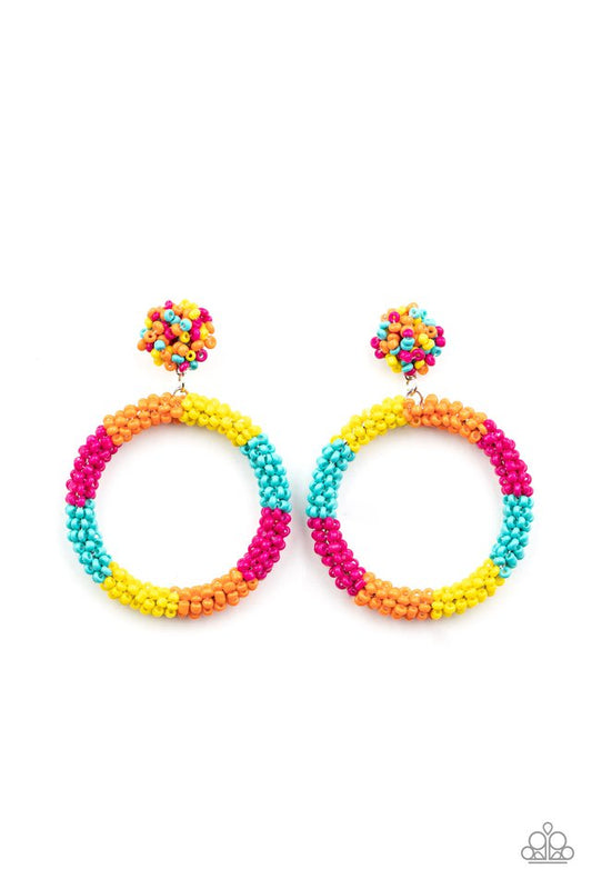 Be All You Can BEAD - Multi - Paparazzi Earring Image