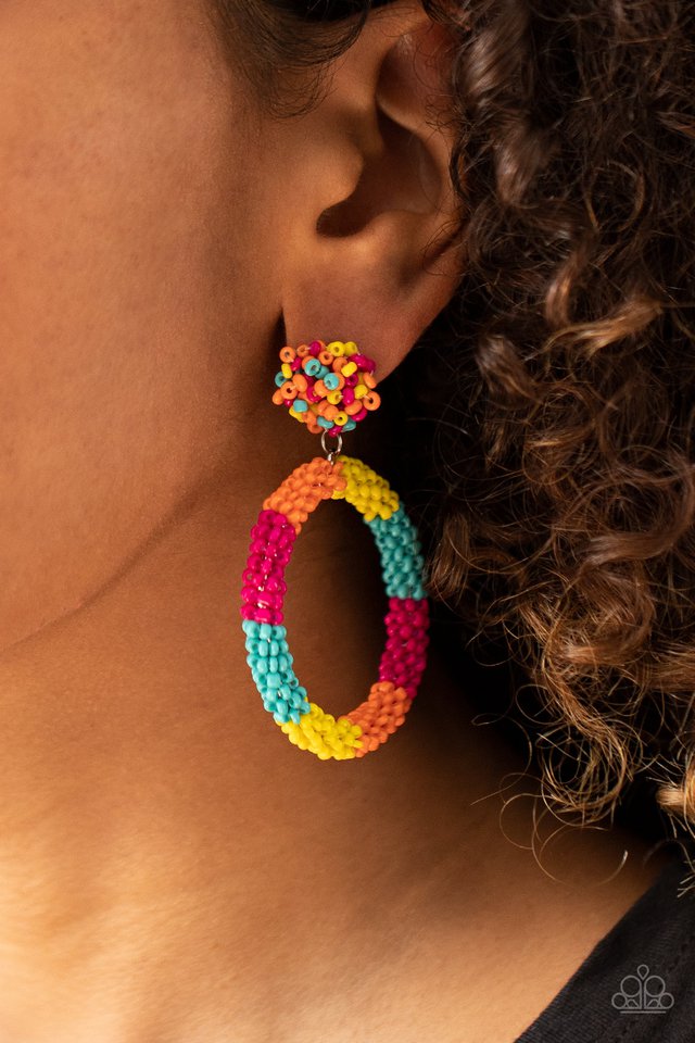 Be All You Can BEAD - Multi - Paparazzi Earring Image