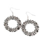 Baby, Its Cold Outside - Silver - Paparazzi Earring Image