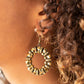 Baby, Its Cold Outside - Brass - Paparazzi Earring Image