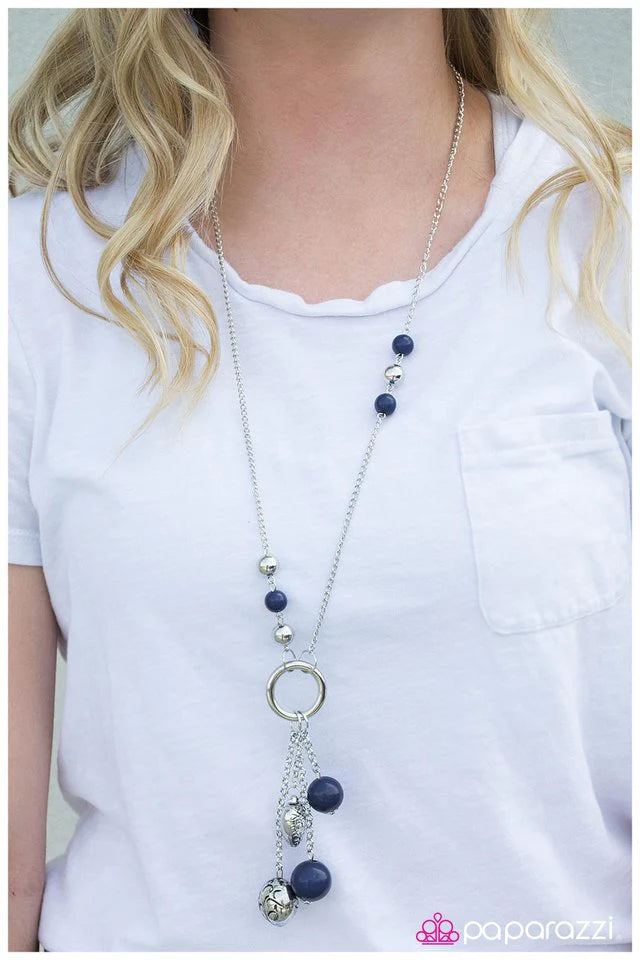 Paparazzi Necklace ~ Part Of The Movement - Blue