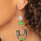 Modern Day Mecca - Green - Paparazzi Earring Image