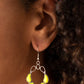 Its Rude to STEER - Yellow - Paparazzi Earring Image