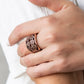 Crazy About Daisies - Copper - Paparazzi Ring Image