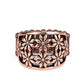 Crazy About Daisies - Copper - Paparazzi Ring Image