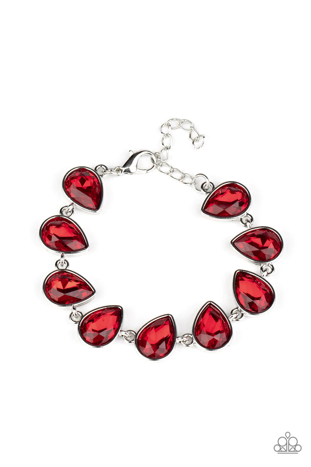 Pulsera Paparazzi ~ Rienda suelta - Rojo