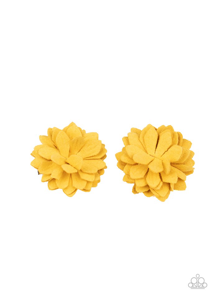 Summery Salutations - Yellow - Paparazzi Hair Accessories Image