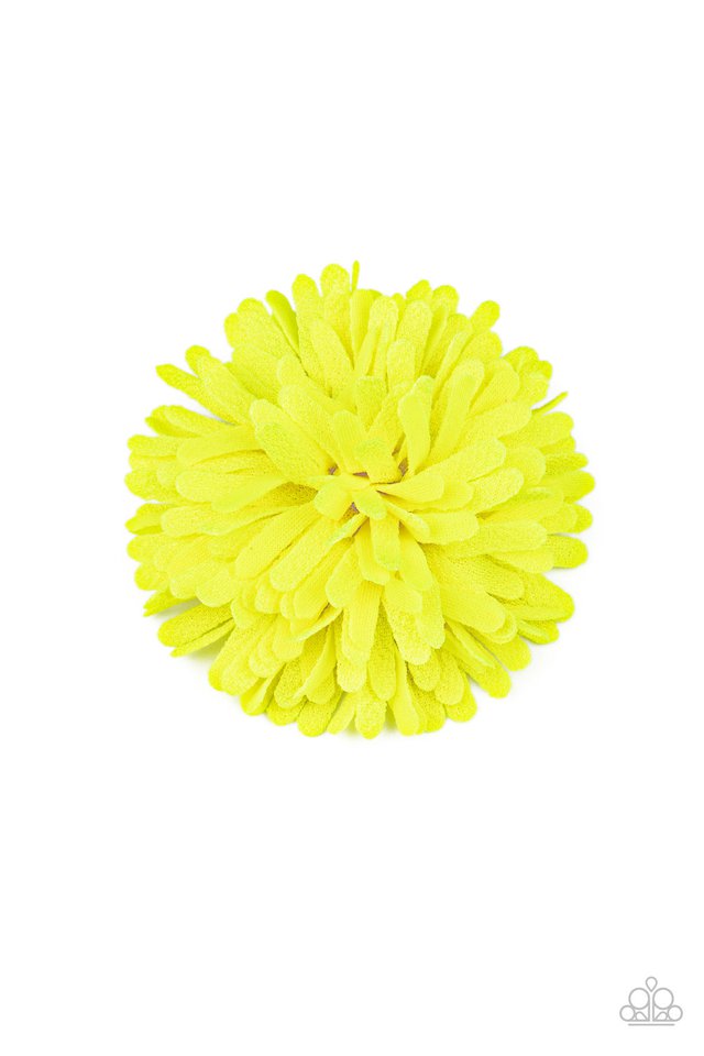 Neon Garden - Yellow - Paparazzi Hair Accessories Image