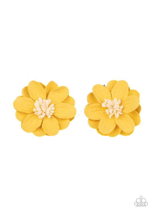 You GROW Girl - Yellow - Paparazzi Hair Accessories Image