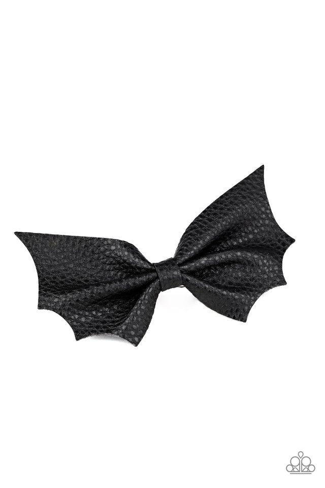 A Bit Batty - Black - Paparazzi Hair Accessories Image