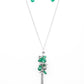 Party Girl Glow - Green - Paparazzi Necklace Image