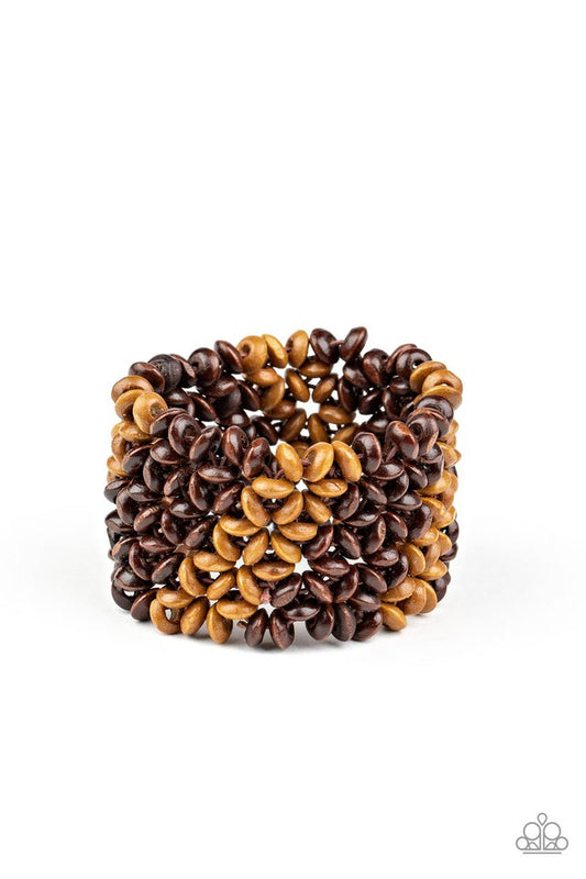 Island Expression - Brown - Paparazzi Bracelet Image