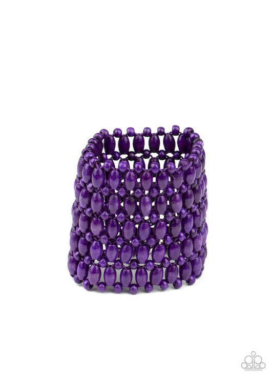 Way Down In Kokomo - Purple - Paparazzi Bracelet Image