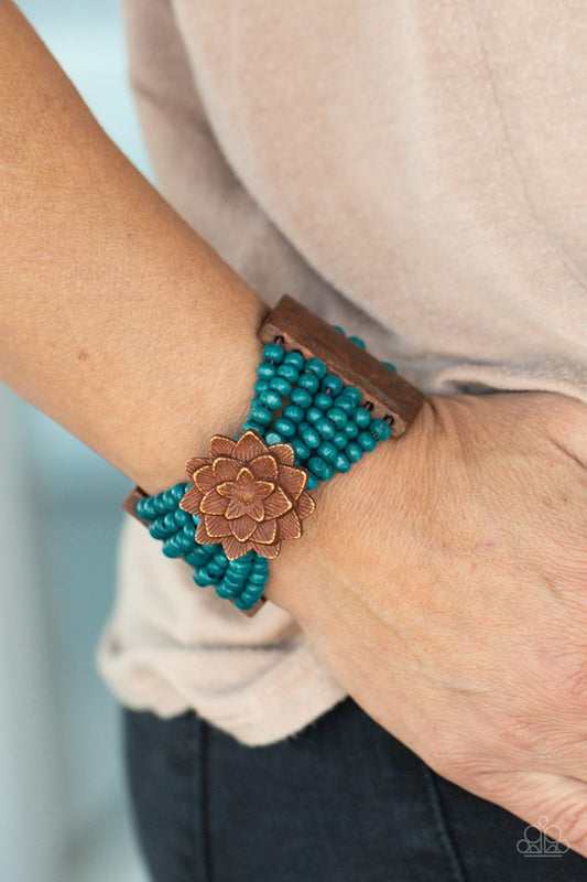 Tropical Sanctuary - Blue - Paparazzi Bracelet Image