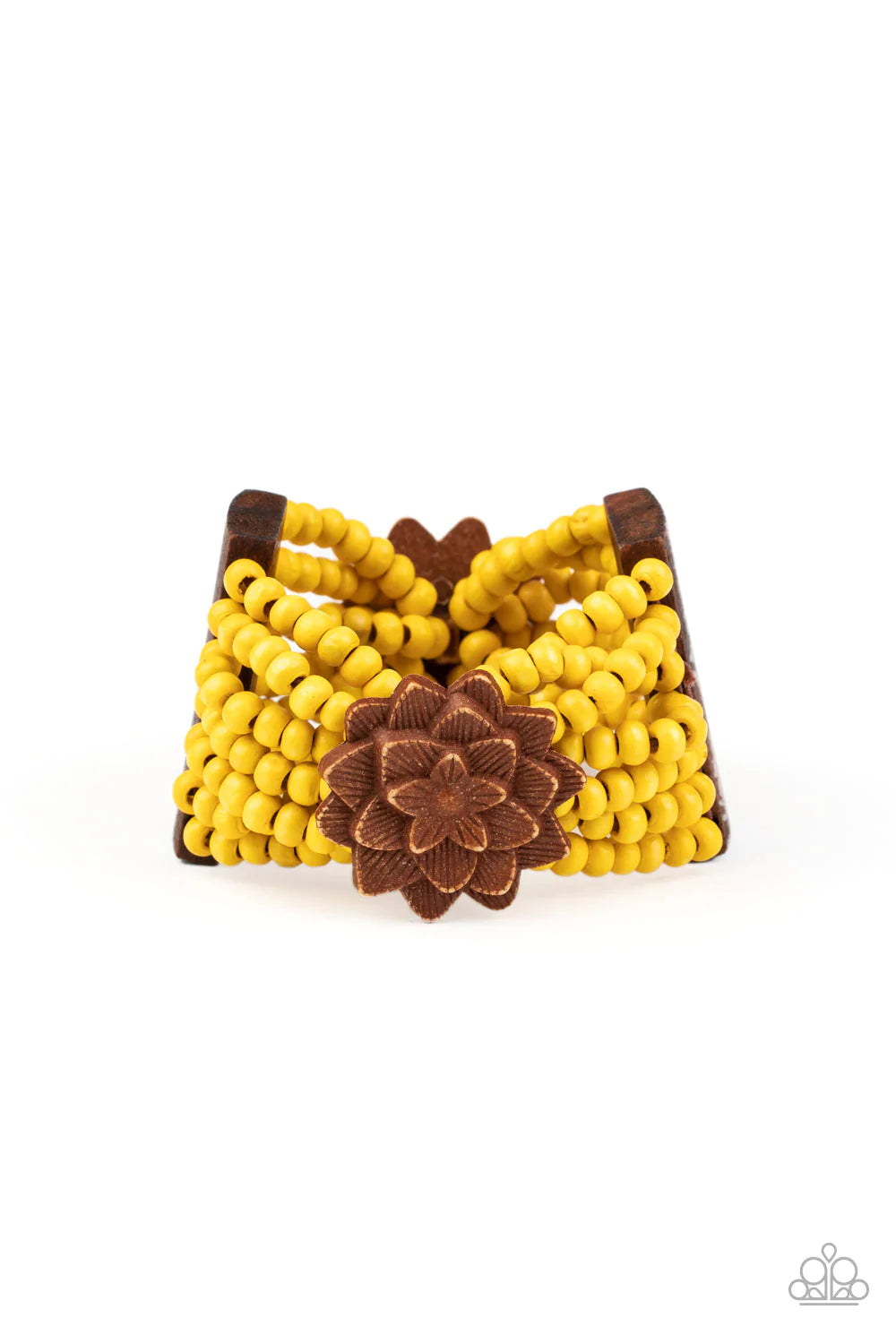 Pulsera Paparazzi ~ Santuario tropical - Amarillo