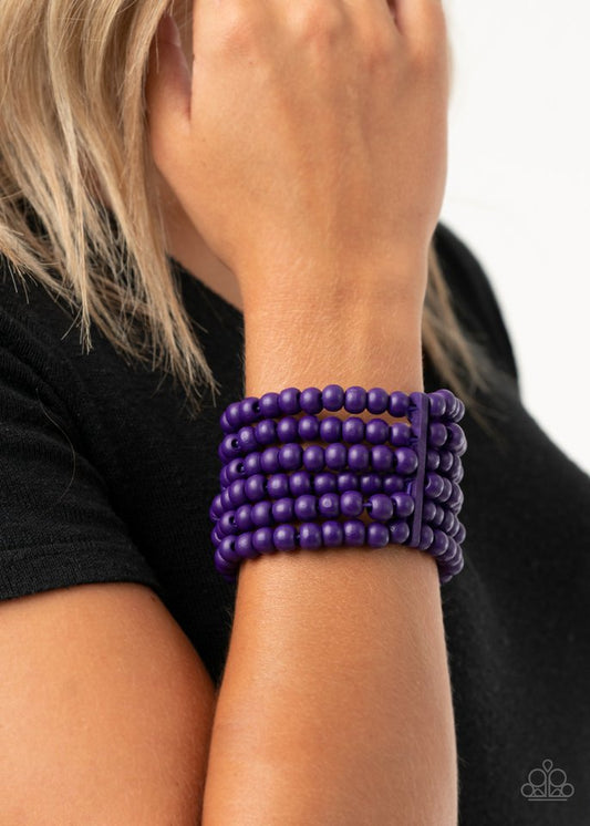 Diving in Maldives - Purple - Paparazzi Bracelet Image