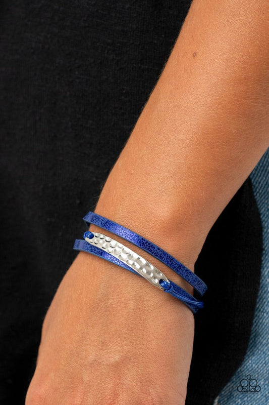 High-Strung Style - Blue - Paparazzi Bracelet Image