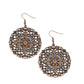 Oh MANDALA! - Copper - Paparazzi Earring Image