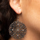 Oh MANDALA! - Copper - Paparazzi Earring Image
