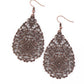 Napa Valley Vintage - Copper - Paparazzi Earring Image