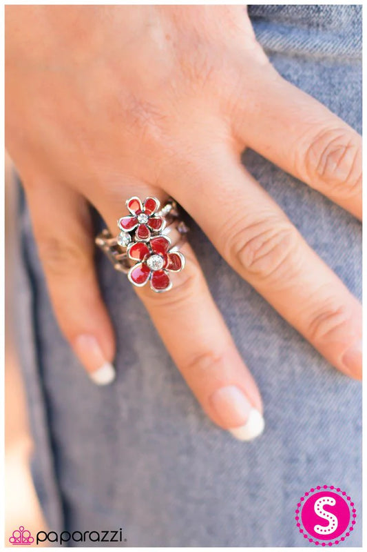Paparazzi Ring ~ Beauty Marked - Red