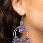 Palm Breeze - Purple - Paparazzi Earring Image