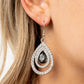 So The Story GLOWS - Silver - Paparazzi Earring Image