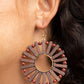 Solar Flare - Brown - Paparazzi Earring Image