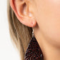 Everyone Remain PALM! - Brown - Paparazzi Earring Image