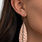 On The Up and UPSCALE - Copper - Paparazzi Earring Image