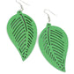 Tropical Foliage - Green - Paparazzi Earring Image