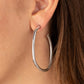 Rough It Up - Silver - Paparazzi Earring Image